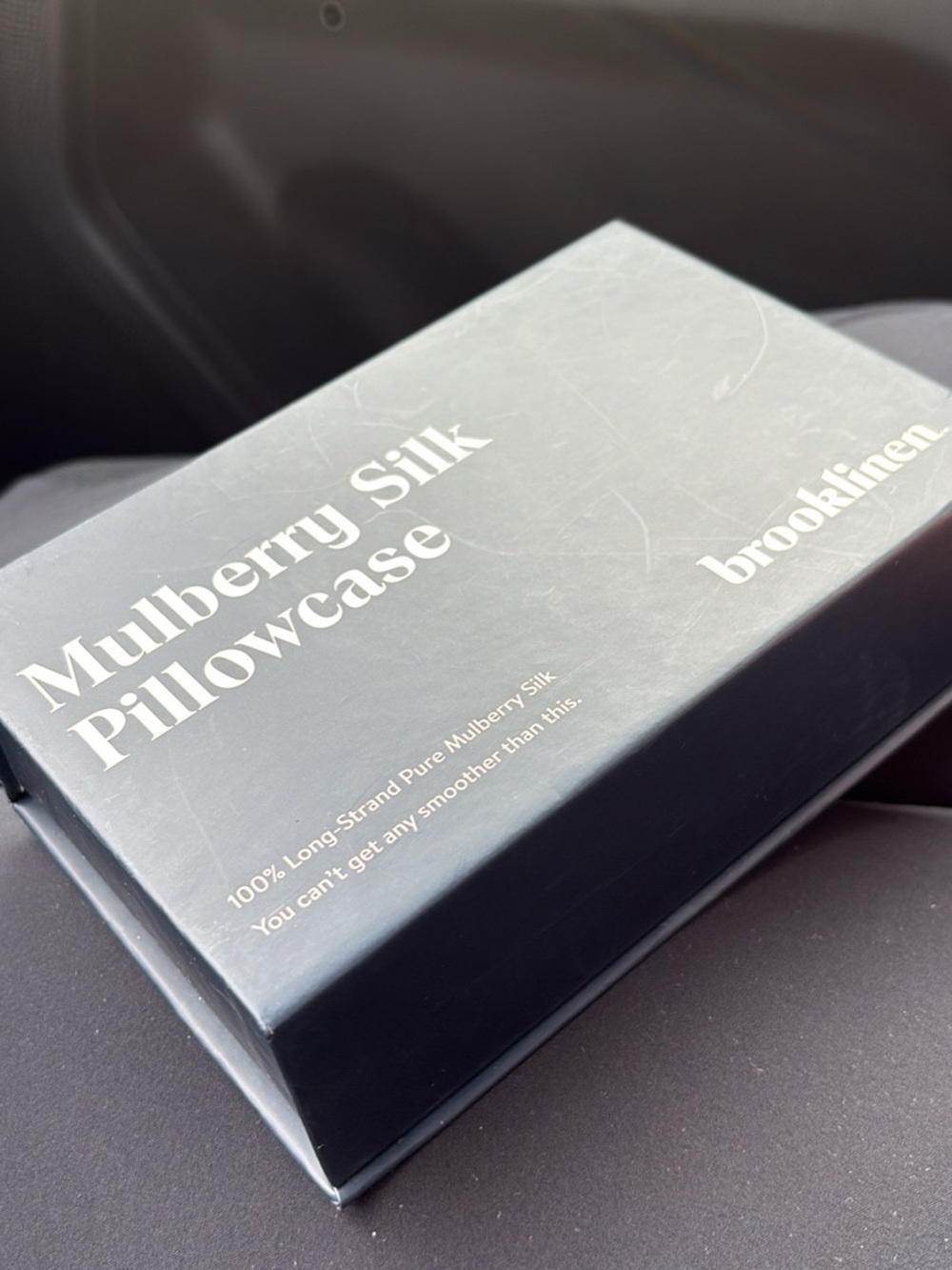 Brand new, in box! 100% Mulberry Silk Pillowcase by Brooklinen